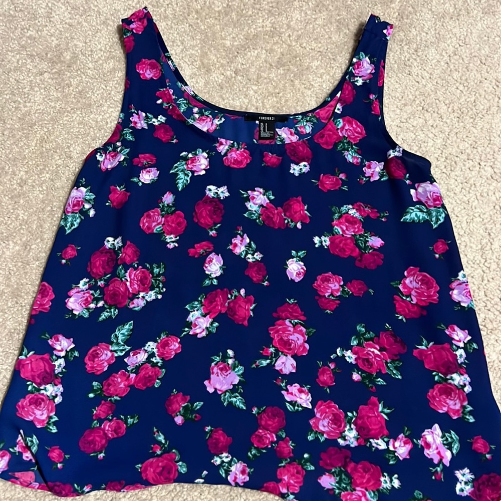Forever 21 floral tank